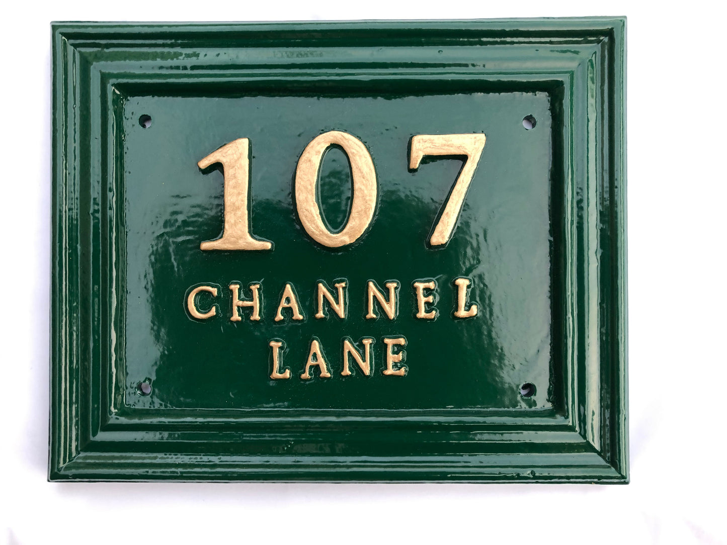 Contemporary House Nameplate