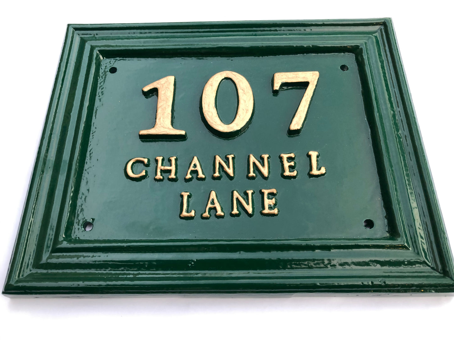 Contemporary House Nameplate