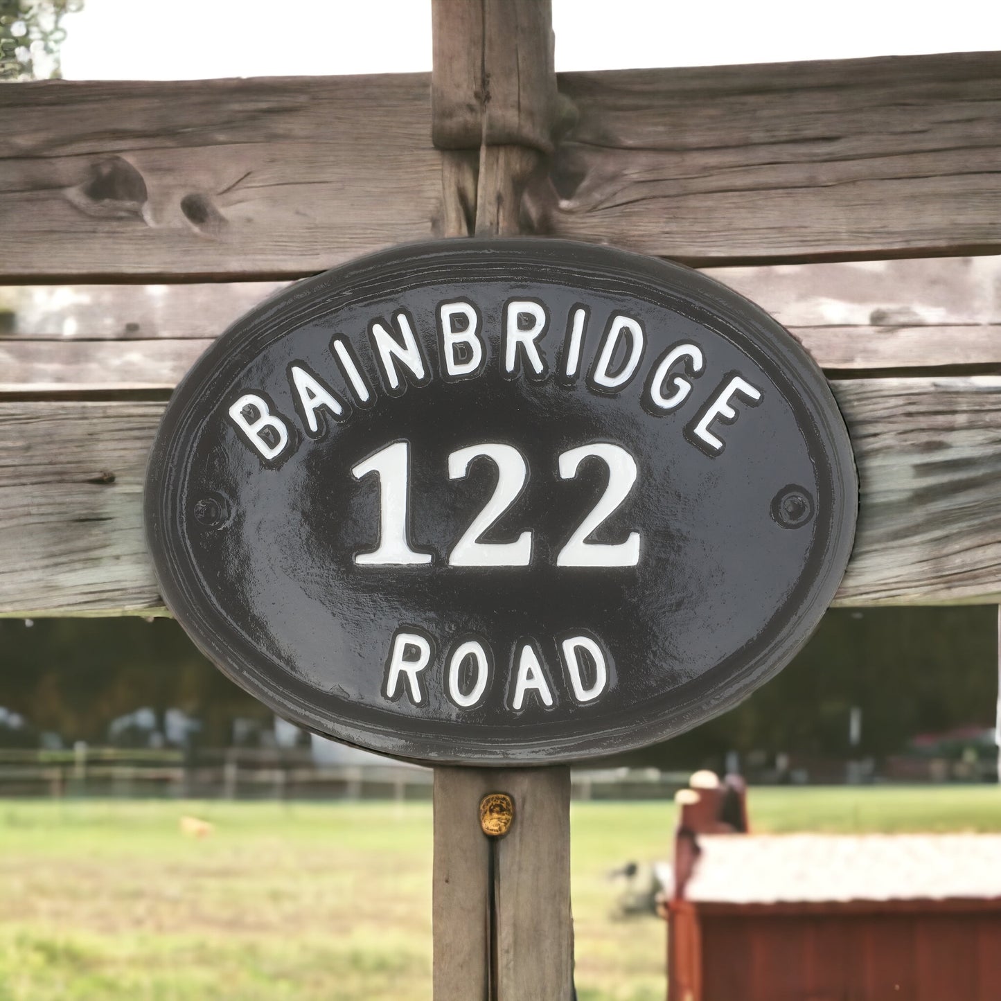 Colonial Style Cottage Nameplate