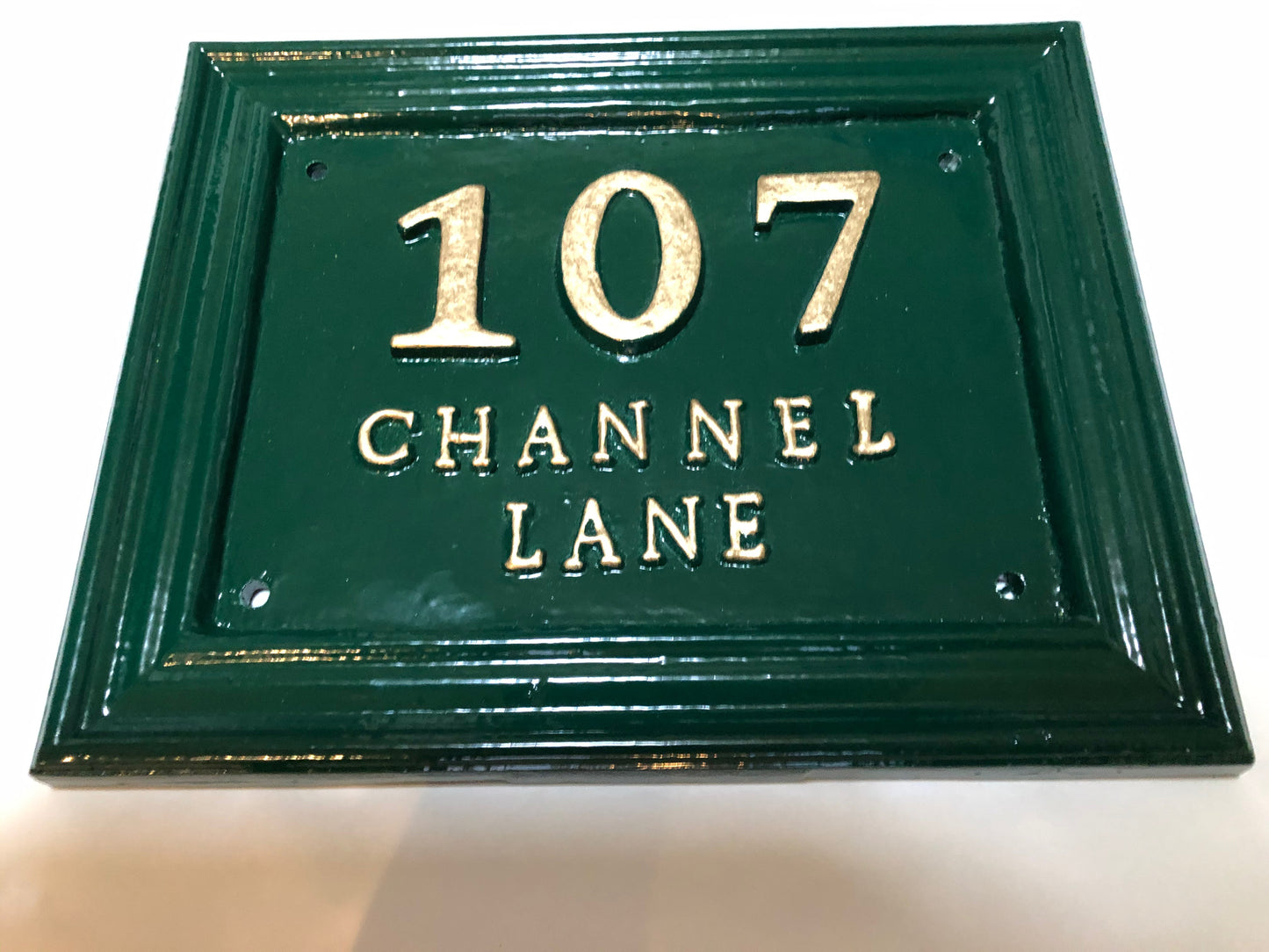 Contemporary House Nameplate