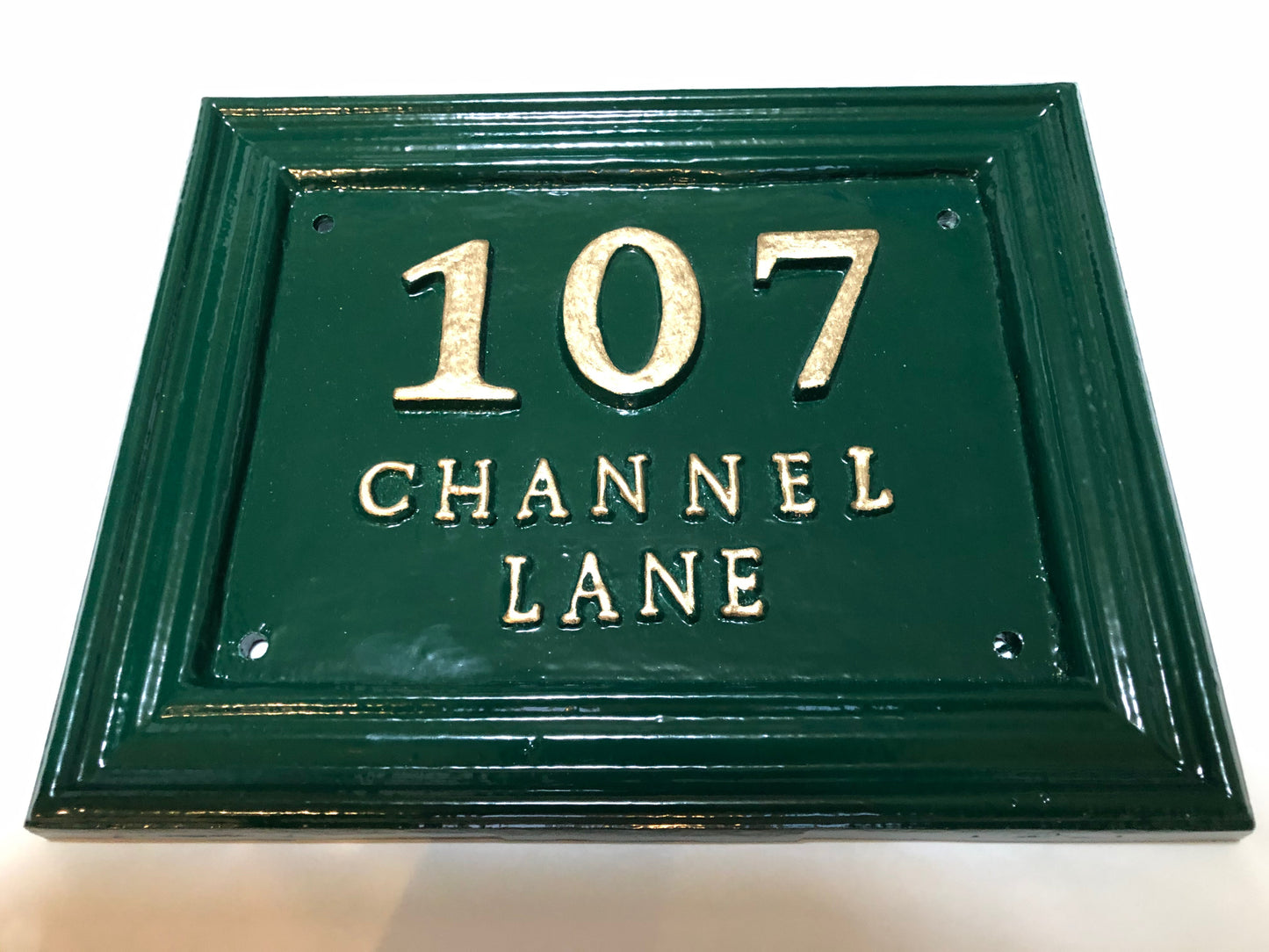 Contemporary House Nameplate