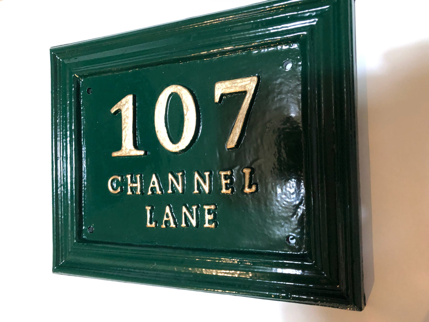 Contemporary House Nameplate