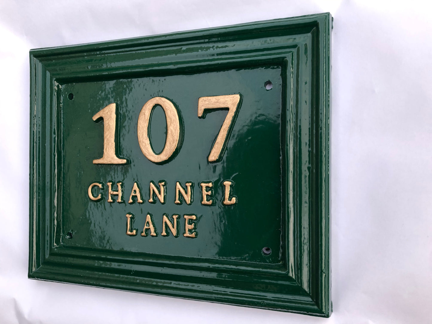 Contemporary House Nameplate