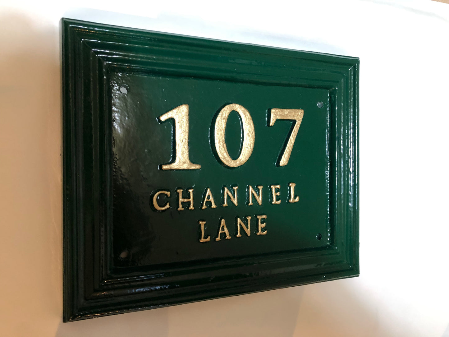 Contemporary House Nameplate